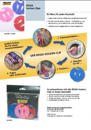 Der Regia-Socken-Clip von Coats GmbH