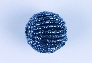 Perle, Kugel - blau - 24 mm von Rico Design