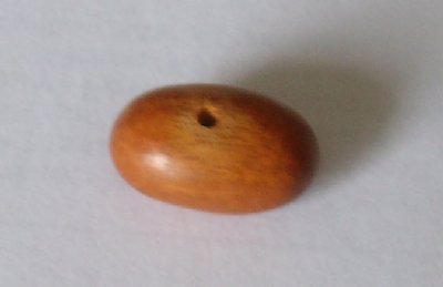 Perle, Holz, oval - braun von Rico Design
