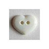 Knopf "Herz" - 2-Loch Kinderknopf aus PVC