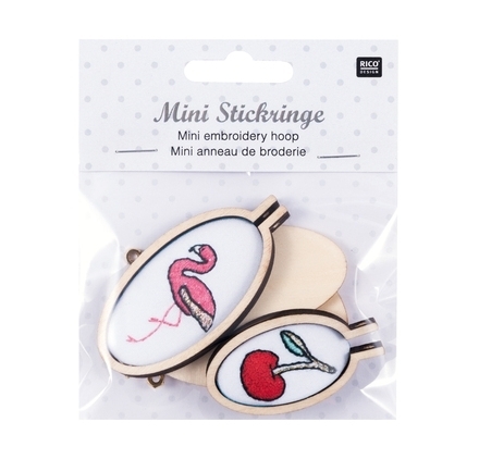Mini Stickring-Set - oval