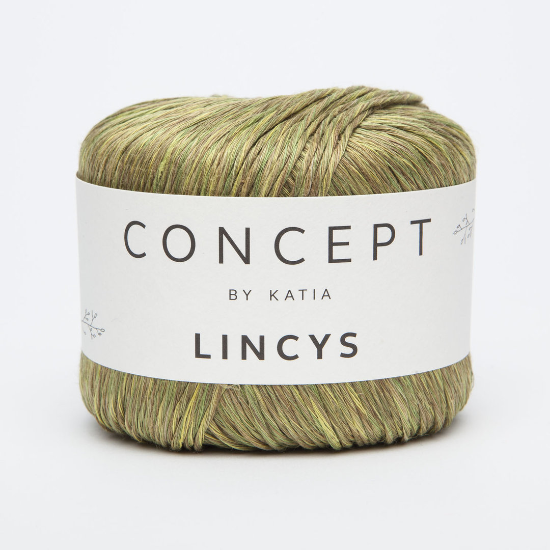 50g "Lincys"-zartes Garn mit subtilem Farbeffekt für leichten Sommerstrick.