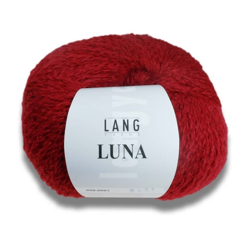 50g "Luna" - aus Alpaca-Fasern luftig aufgestricktes Vorgarn