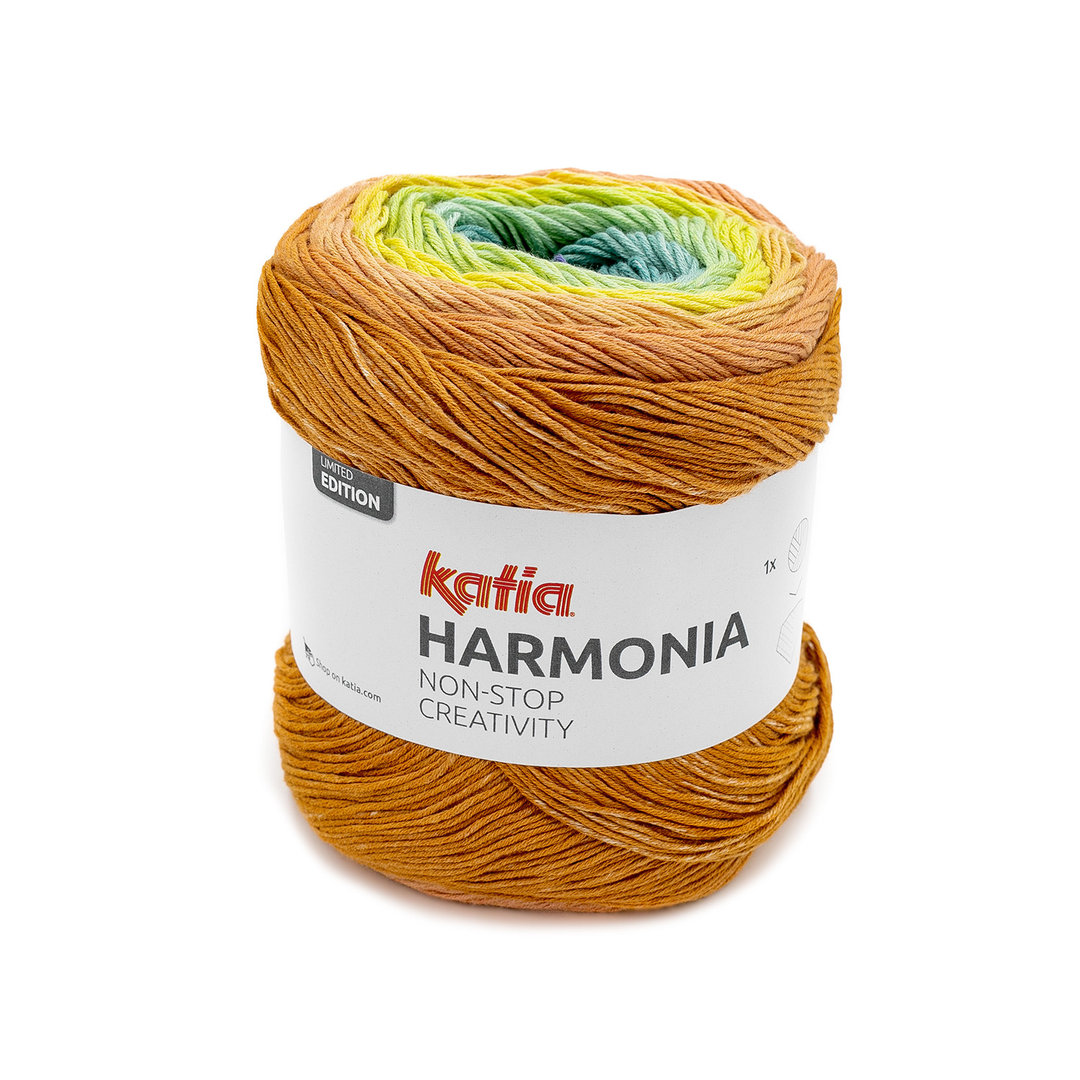 150g "Harmonia" aus nur einem Knäuel häkelst oder strickst du ein Tuch oder Kindertop