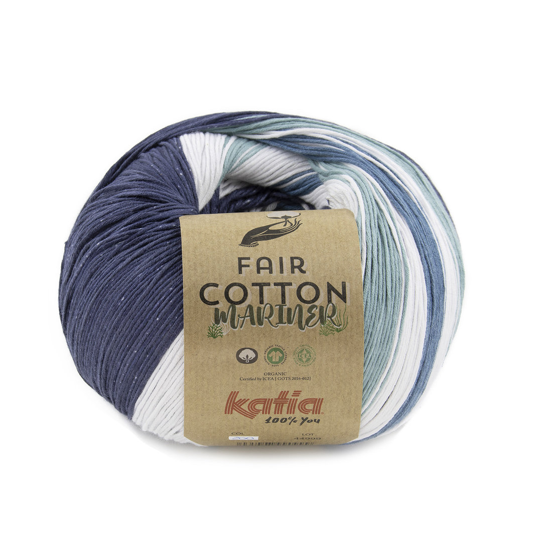 200g "Fair Cotton Mariner" - 100% GOTS Organische Baumwolle