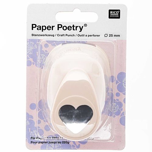 Paper Poetry Stanzer Herz 2,5cm