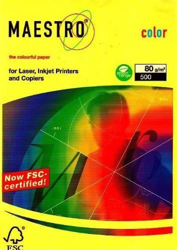 500 Blatt Rainbow 80 Color Papier A3, 80 g/m²