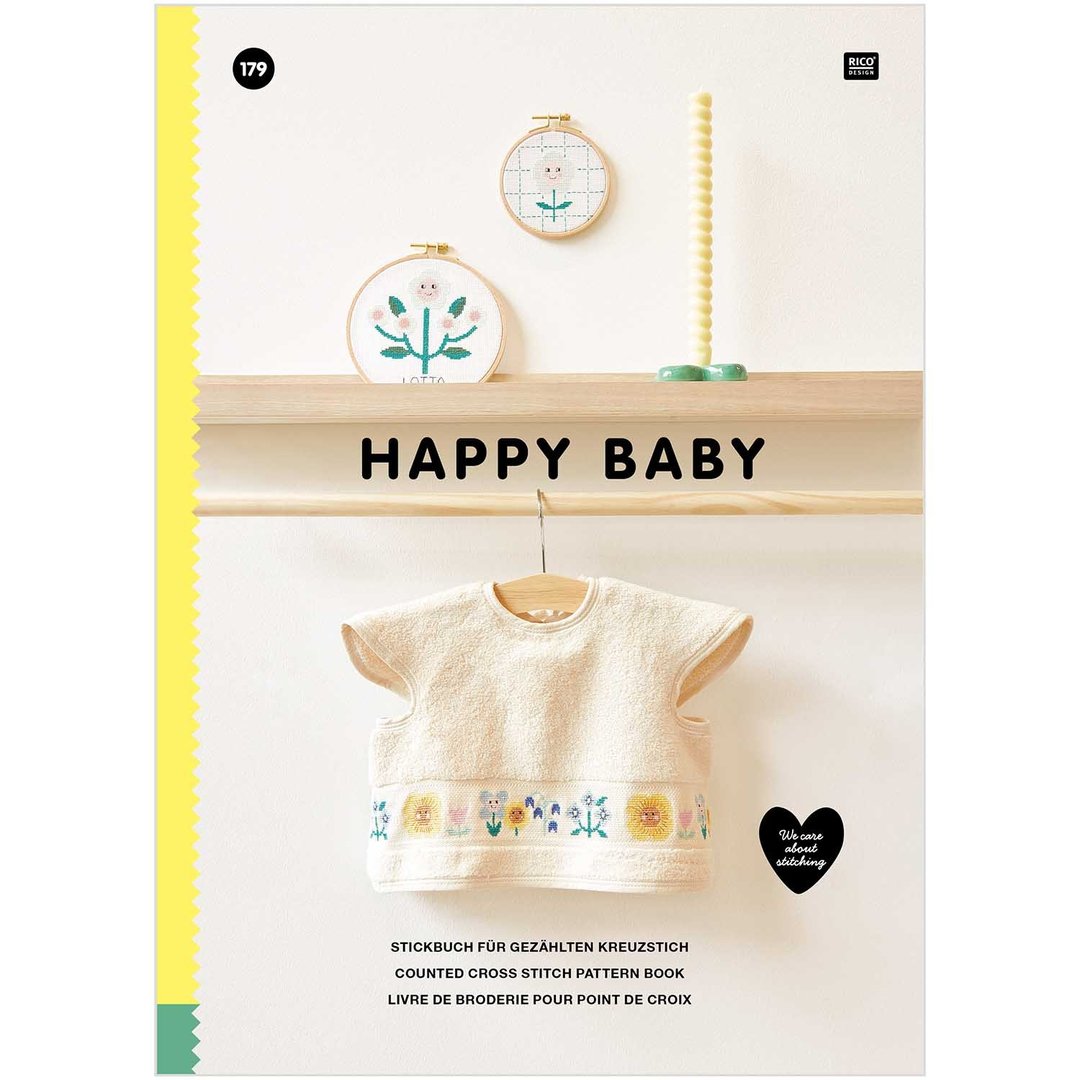 Stick-Vorlagen No. 179 "Happy Baby" - gezählter Kreuzstich